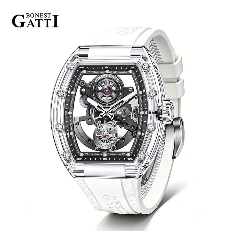 Luxury Watch Tier - BONEST GATTI 남성용 투르비옹 시계 -