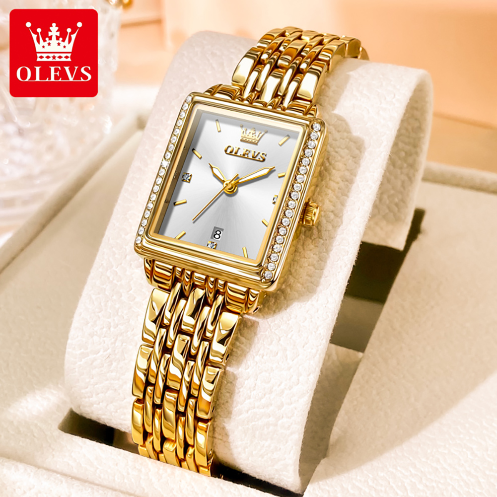 Lux Watch - OLEVS 9995 여성용 날짜 표시 시계,