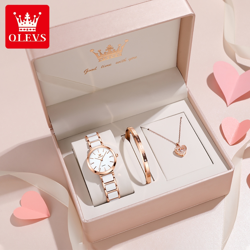 OLEVS 여성 시계 5877 고급스러운 우아한 쿼츠  - Luxury Watch For Women 리뷰 및 가격