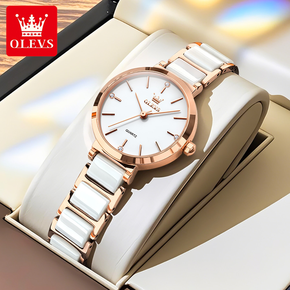 OLEVS 여성 시계 5877 고급스러운 우아한 쿼츠  - Luxury Watch For Women 리뷰 및 가격
