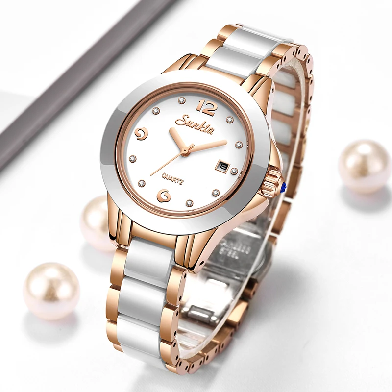 Sunkta 패션 캐주얼 쿼츠 여성 시계 우아한 럭셔리 - Luxury Watch For Women 리뷰 및 가격
