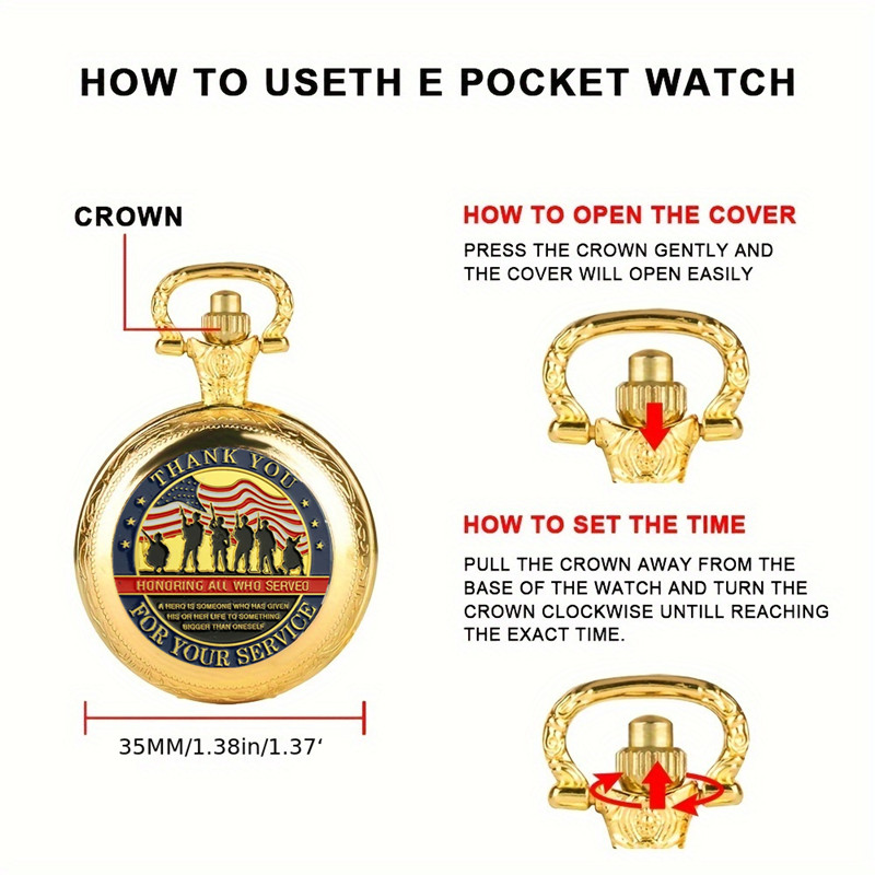 귀하의 서비스에 감사드립니다. 메모리얼 포켓 시계 -  - Luxury Watch Service 리뷰 및 가격