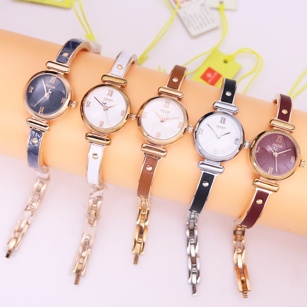 핫 줄리어스 레이디 시계 패션 아워 드레스, 라인석 쉘 - Luxury Watch Gift Box 리뷰 및 가격