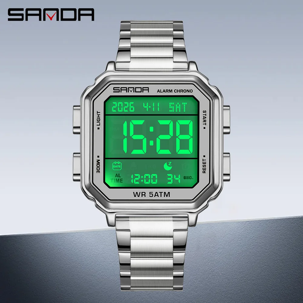 SANDA 6379 최고급 패션 남성용 전자 시계 다기 - Luxury Watch Tier 리뷰 및 가격