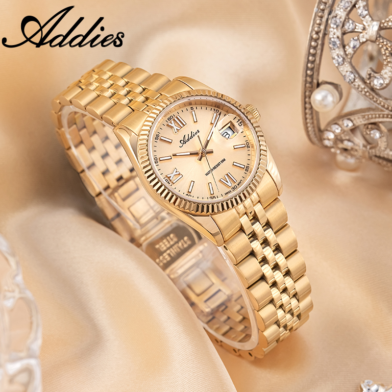 Addies 럭셔리 여성 시계 사파이어 크리스탈 스테인 - Luxury Watch Gift Box 리뷰 및 가격