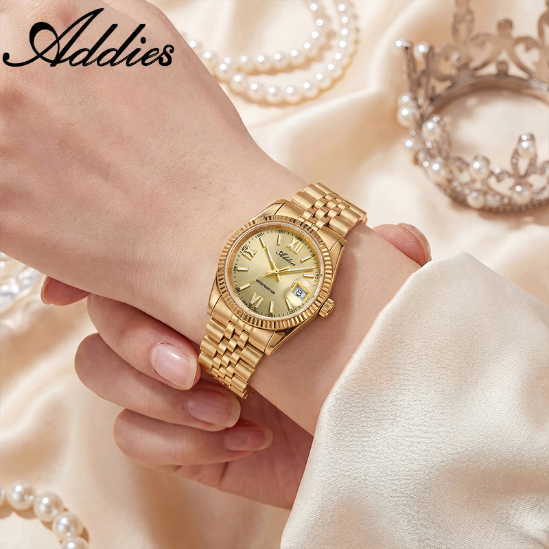 Addies 럭셔리 여성 시계 사파이어 크리스탈 스테인 - Luxury Watch Gift Box 리뷰 및 가격