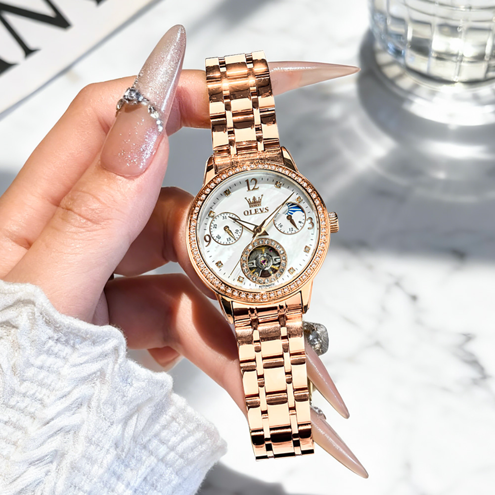 OLEVS 여성용 시계 최고급 브랜드 럭셔리 패션 고급 - Luxury Watch Gift Box 리뷰 및 가격