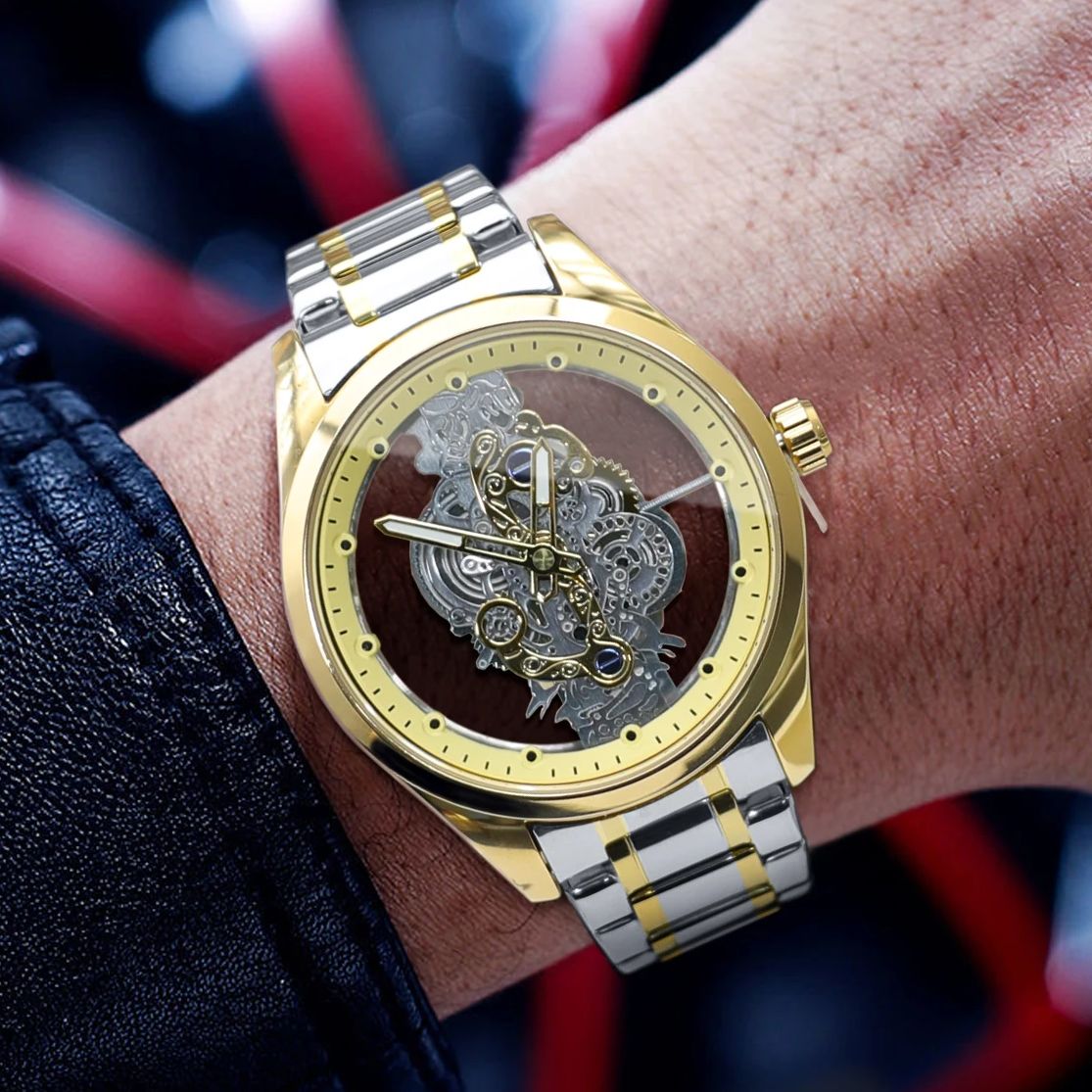 최고급 럭셔리 비즈니스 자동 남성용 시계, 라운드 다이 - Luxury Watch Tier 리뷰 및 가격