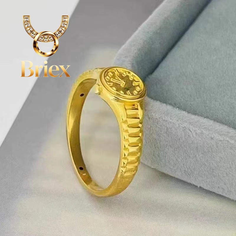 Briex 쥬얼리 여성을위한 진짜 18K 골드 반지 작 - Luxury Watch Service 리뷰 및 가격