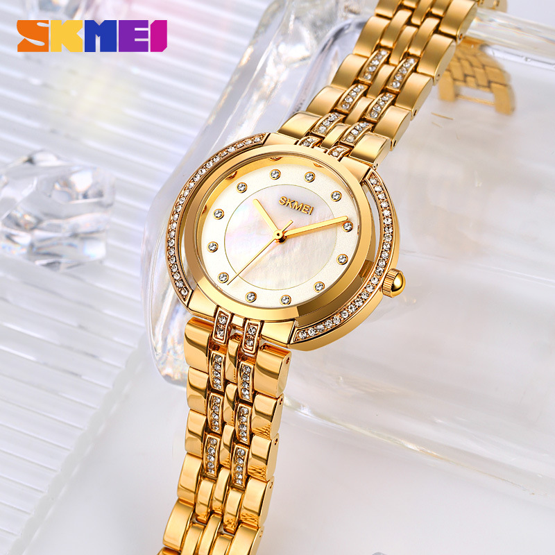 여성용 팔찌 쿼츠 시계 고급 라인스톤 다이얼 아연 합금 - Luxury Watch For Women 리뷰 및 가격
