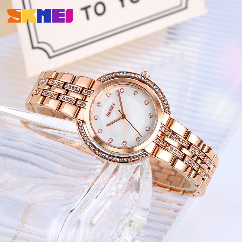 여성용 팔찌 쿼츠 시계 고급 라인스톤 다이얼 아연 합금 - Luxury Watch For Women 리뷰 및 가격